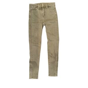 American Eagle Next Level Premium Super Stretch Skinny Jeans Green Size 2 Short